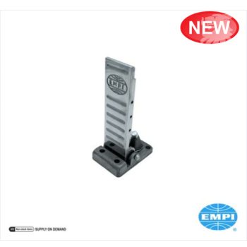   Gázpedál hornyokkal és Empi logóval, Billet stílusú, alumínium, bogár