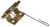 Accelerator pedal hinge set (3 parts) T2 08/67-05/79