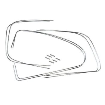  Feszítö csomag (fém), Deluxe ablakgumi csomaghoz, aluminium feszítö 08/64-07/71