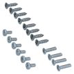 Opening side window mounting screw set, Beetle 08/64- (for the pair of windows!!)
