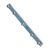 Mounting plate for opening side windows, with 5 holes, for hinges