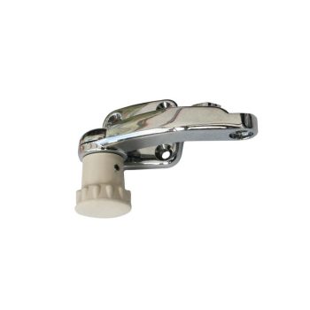   Hinge for opening rear window, with ivory button, right, Beetle -07/64