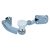 Hinge for opening rear side window, with ivory button, complete, right, ECO, Beetle -07/64