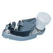  Hinge for opening rear side window, with ivory button, complete, right, ECO, Beetle -07/64