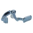  Hinge for opening rear side window, with ivory button, complete, right, ECO, Beetle -07/64
