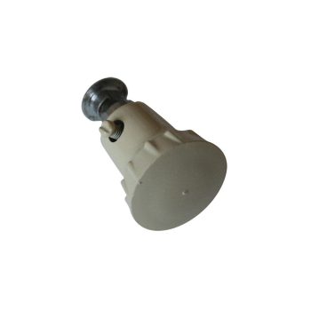   Nyítható oldalablakhoz gomb, elefántcsontszínü, Bogár 08/64-, KG 07/59-