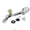   Opening side window hinge with ivory button, left, Beetle 08/64-
