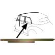 Side window rail rear, left, Beetle convertible 8/64-