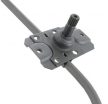 Window regulator mechanism, left, Beetle 08/64-03/68 (perfect choice for the Telia window too!!!)