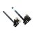 Guide plate assembly for front lock bridge, Beetle, 1 pair Custom order! Ask for price!