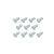 Screw set for rear tensioner belt, Beetle, 11pcs.