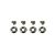 Screw set for side tensioning strap (original) Beetle, 4pcs.