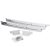 Folding roof guide aluminum rail set, Beetle 08/55-07/67
