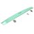 Wind deflector for Britax style folding roof, green, with hinges