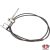 Sunroof cable, left, Beetle 08/63-07/76