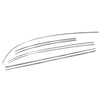   Króm díszléc csomag, rozsdamentes acél, 7db-os, Bogár 08/66-07/67