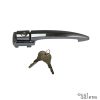 Door handle with key, Beetle 08/65-07/66 premium quality