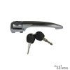 Door handle with key, Beetle 08/65-07/66