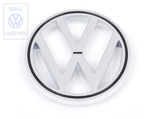 Embléma csomagtetöre, Eredeti VW, Bogár, 09/62- (84mm) (0728 klipsz kell hozzá!!)