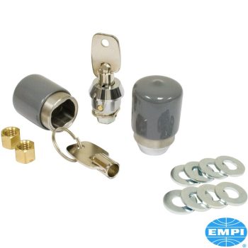   Tetöcsomagtartó zárkészlet, 2 db. Alkalmas a 15-2008, 15-2012 és 15-2019 Empi tetöcsomagtartókhoz,  T1  1.2-1.5 	01/50-07/67,   T2  1.6-2.0 08/67-07/79, Bogár  1.2-1.6 12/47-12/86, Typ3 1.5-1.6 04/61-07/73, 