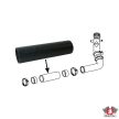 Fuel tank filler pipe, rubber, Beetle, Ghia 08/68-, Type3 10/70- 185mm x 46mm