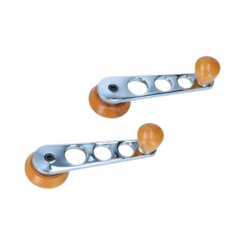   Ablaktekerö króm/fa, Bogár 08/66-, KG 08/66-, Type 3 08/66- (párban)