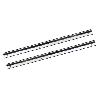 Chrome door sill in pair, stainless steel (narrow)
