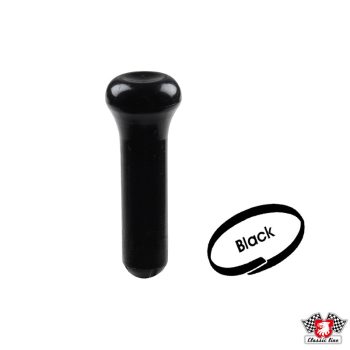 Ajtógomb, fekete, db, T25/T3 05/79-07/92