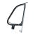 Left side butterfly window, Beetle 08/67-