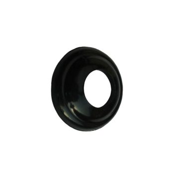   Window roller base (rosette) for the door and window roller or opener, black, Beetle -07/55, Bus -02/60