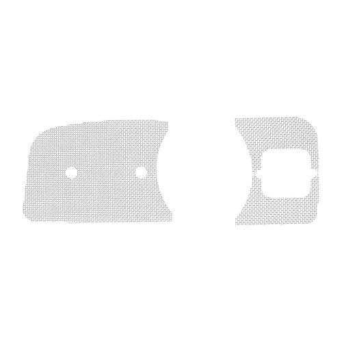 Hálós müszerfalrács bal és jobb oldalra, üzemanyagszint-jelzö lyukkal