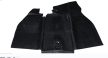 Rubber mat set, 1200 / 1302-1303 08/70 - 12/79 front/rear, black, 2 pieces, made of rubber, Classic Line quality
