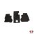 Carpet set of 3 for front floor panel, fabric, T25 05/79-07/92, Classic Line