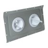   Fresh air cover on ceiling heating box with adjustable ventilation opening, T2 03/55-07/67