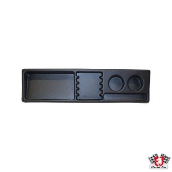Dashboard tray, with cup holder, 60cm, T25/T3 05/79-07/92