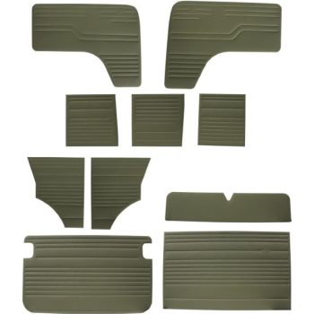 Ajtókárpit készlet, zöld, T2 08/71 - 07/79, 10 db-os