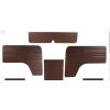 Ajtókárpit készlet, barna, T2 08/71 - 07/79, 10 db-os