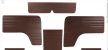 Ajtókárpit készlet, barna, T2 08/71 - 07/79, 10 db-os