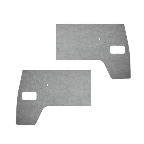 Elsö ajtókárpit panel szett,  szürke müanyag, párban, T2 03/50-02/61