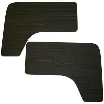   Elsö ajtókárpit, fekete, Z vonalas, pár, T2 08/67-07/79, Classic Line minöség