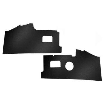 Elsö panel szett a homlokfalba, fekete, T2 08/67-07/71 