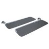 Sun visor, Deluxe, grey, T2 03/55-07/58