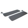 Sun visor, Deluxe, grey, T2 03/55-07/58