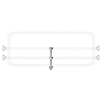 Börtönrács tartó középsö konzol, T2 08/63-07/79