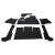 Carpet set, black, Premium TMI quality, Beetle convertible 08/68-07/71