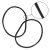 Seal around headlight glass, for KG, in pair