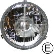 H4 headlight, round T25 05/79-08/92