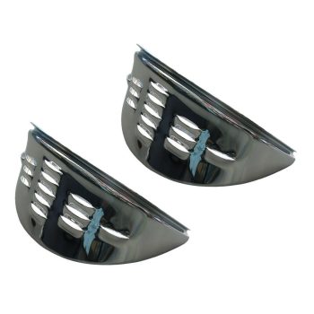 Bordázott szempilla, króm (párban)