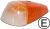 Elsö irányjelzö búra, E-jeles, átlátszó/narancs, Bogár 08/63-07/74