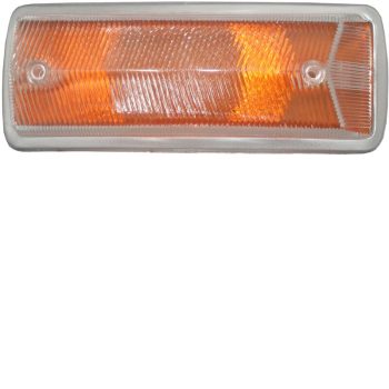   Elsö irányjelzö búra, bal, T2 08/67-07/72, átlátszó/narancs, E jel nélkül, Classic Line minöség